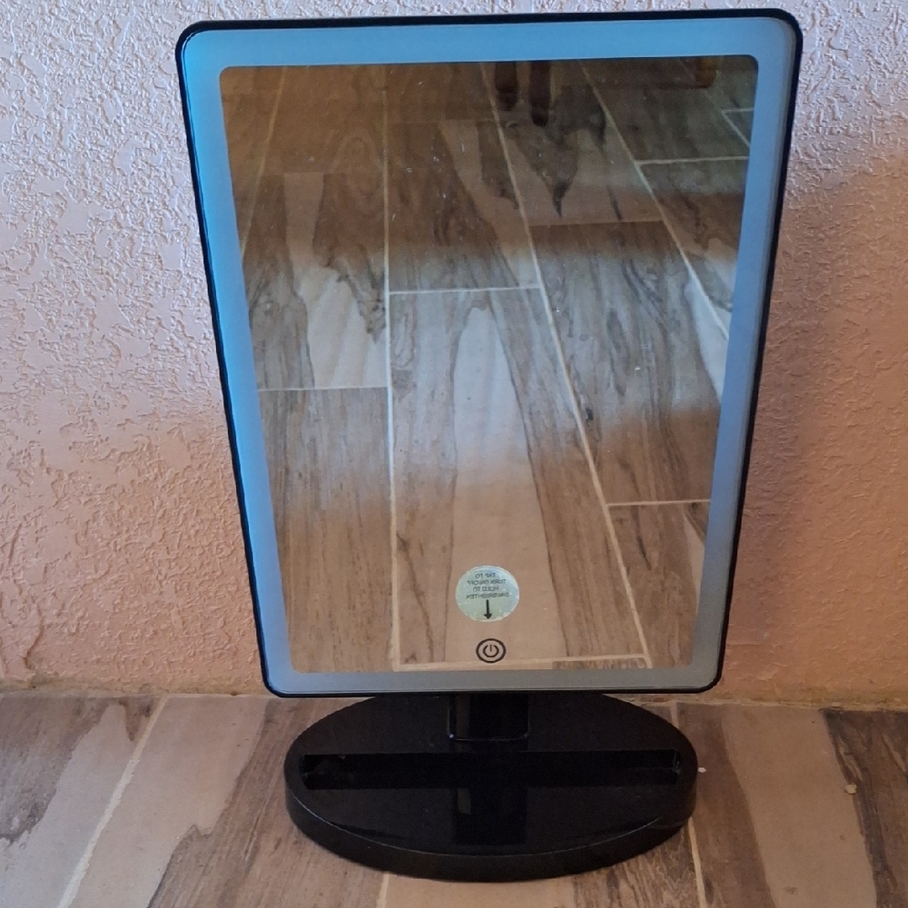 Black LED Vanity Mirror